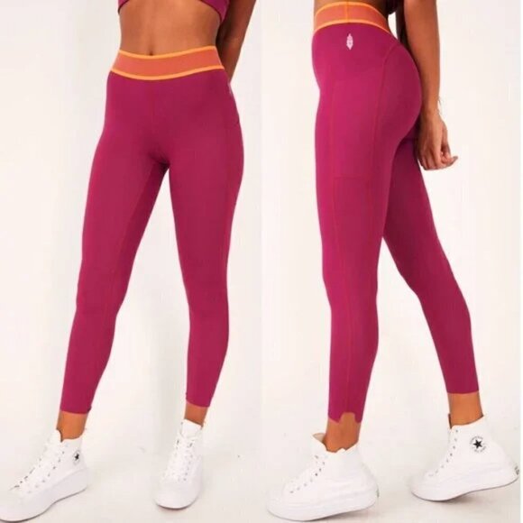 New FP Movement Endurance Mid-Rise Aubergine Run Tight Leggings NWT Small - Picture 5 of 16